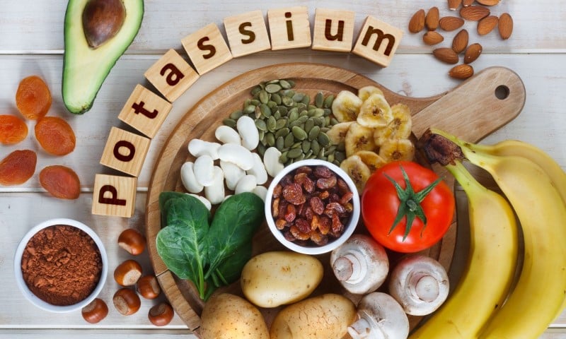 مواد غذایی حاوی پتاسیم