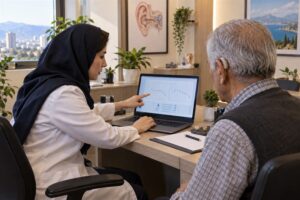 بازتنظیم تخصصی دستگاه شنوایی توسط شنواییشناس با نرمافزار