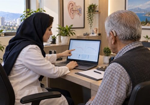 بازتنظیم تخصصی دستگاه شنوایی توسط شنوایی‌شناس با نرم‌افزار